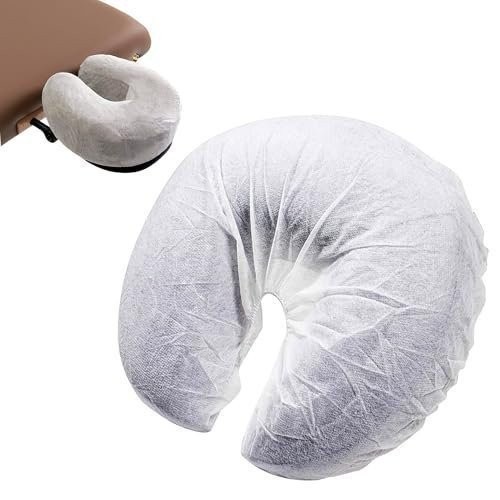Disposable Massage Table Face Cradle Covers Soft White 100 Count 13 in