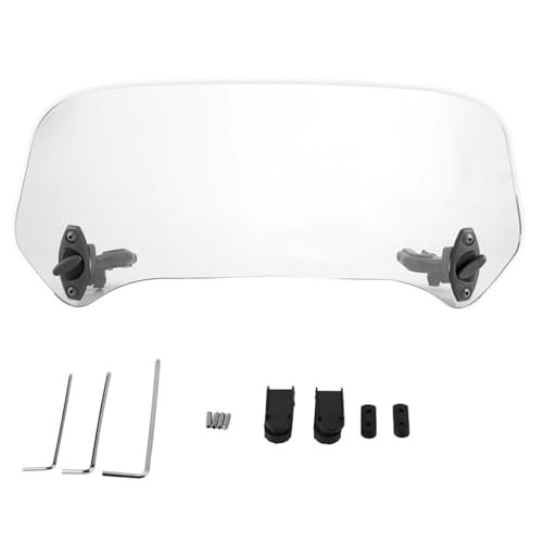 for Motorcycle Windshield Extension Clips Universal Transparent small