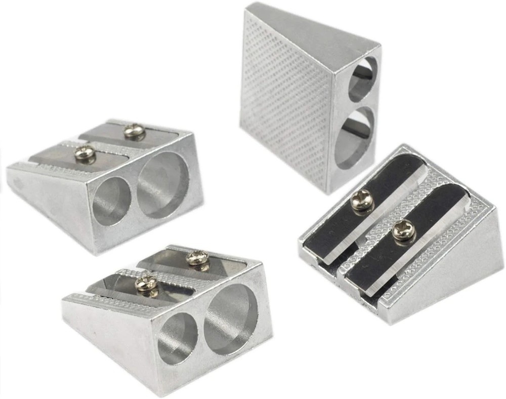 Metal-Pencil Sharpener,4PCS Pencil Sharpener Handheld, Pencil Sharpener Manual,