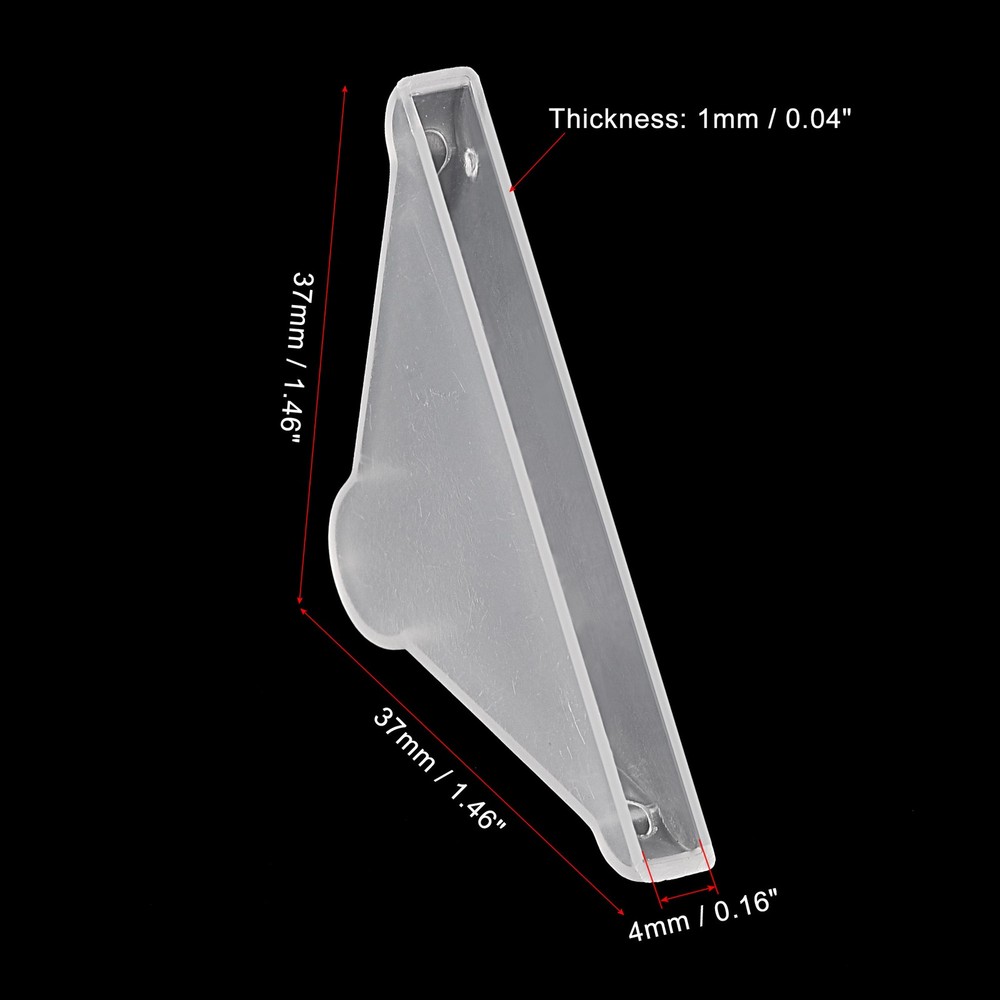50Pcs 37x4mm PP Corner Protector Triangle