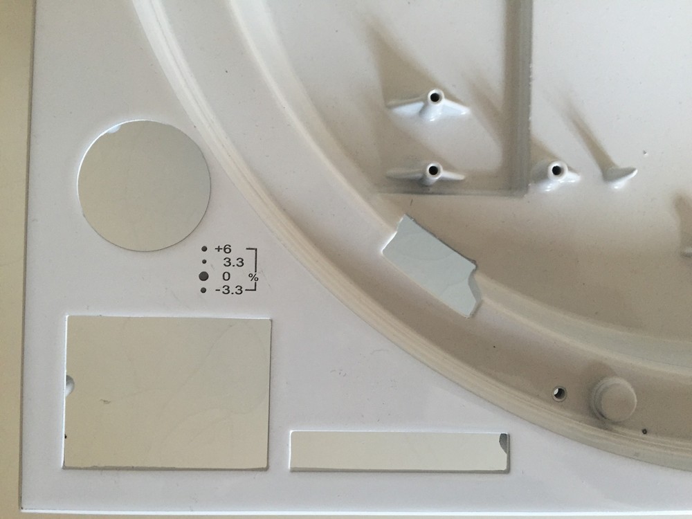 RESTORATION TRANSFER KIT for TECHNICS 1200 1210 MK2 (PRE LACQUER APPLICATION)