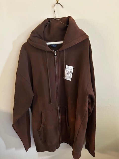 Equal Vision (record label) Hoodie - Brown Size: XL