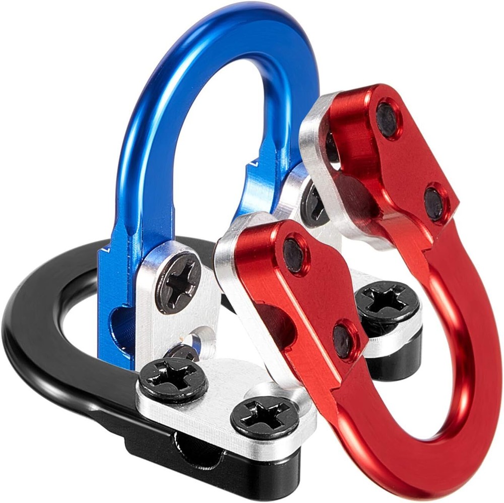 3 Sets Archery D Loop Compound Bow Metal D Loop Metal D Ring Buckle Release Nock