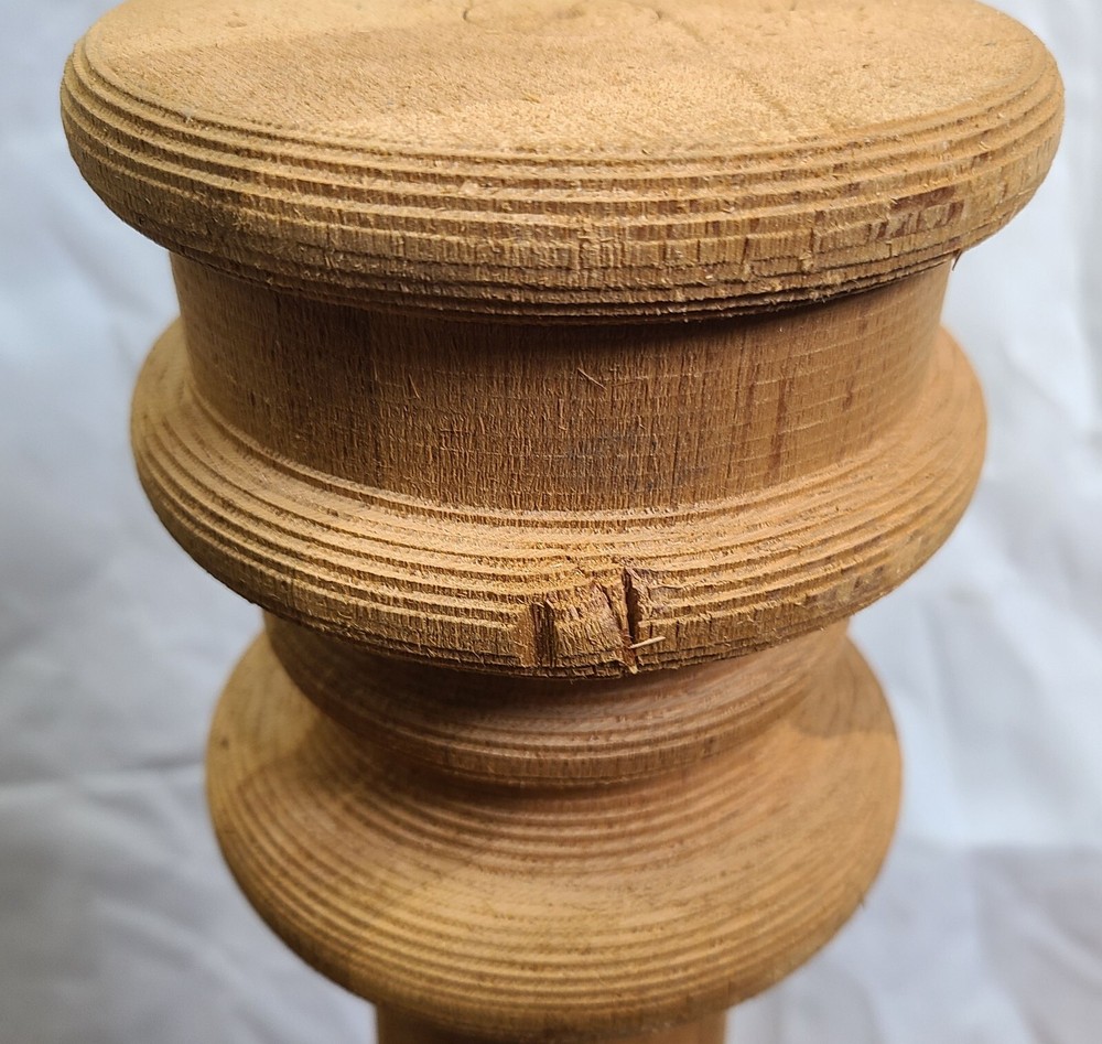 Cedar? Turned Newel Baluster Spindle Post 5x48 inches Round