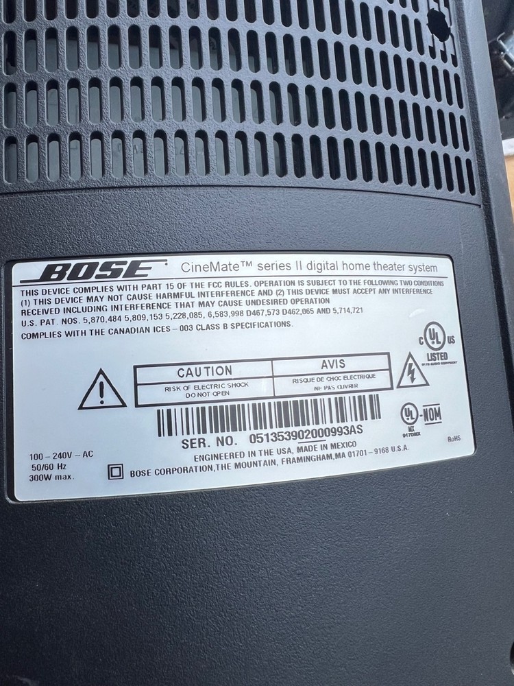 Bose CineMate Series II Digital Speaker System free ship