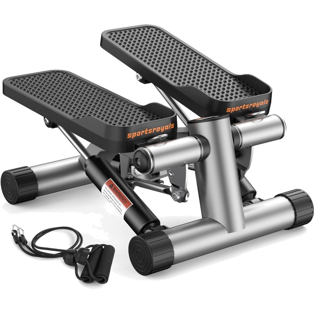 Compact Mini Stepper with Resistance Bands - 350lbs Capacity for Home Workouts
