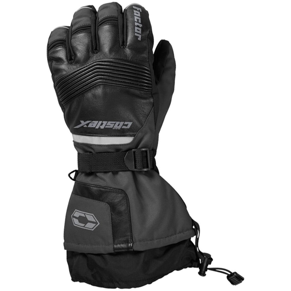 Castle X Dark Gray Factor Gloves ( Size M / Medium ) 74-5464