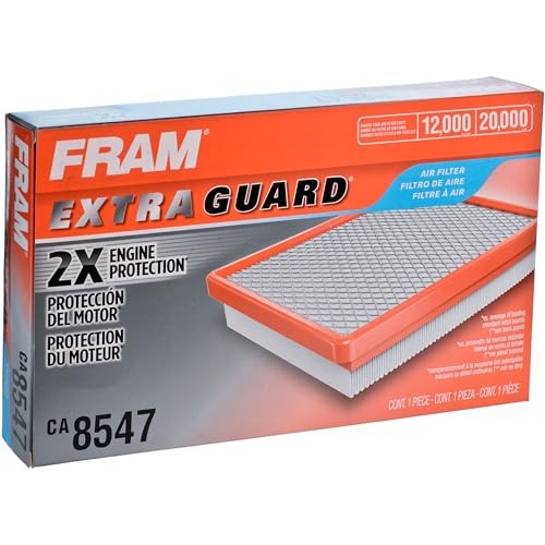 Extra Guard Engine Air Filter Replacement, Easy Install w/Advanced One Size