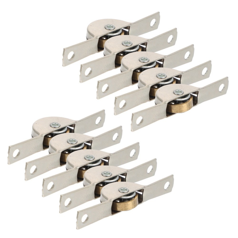 10 Pcs Cabinets Sliding Doors Pulleys Closet Rollers Replacement