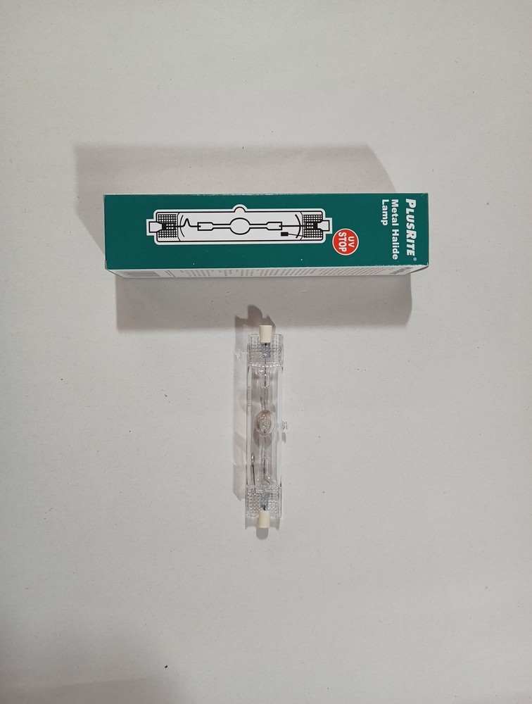 BLUE - METAL HALIDE COLOUR 70W RX7S PLUSRITE LIGHT LAMP BULB DOUBLE ENDED