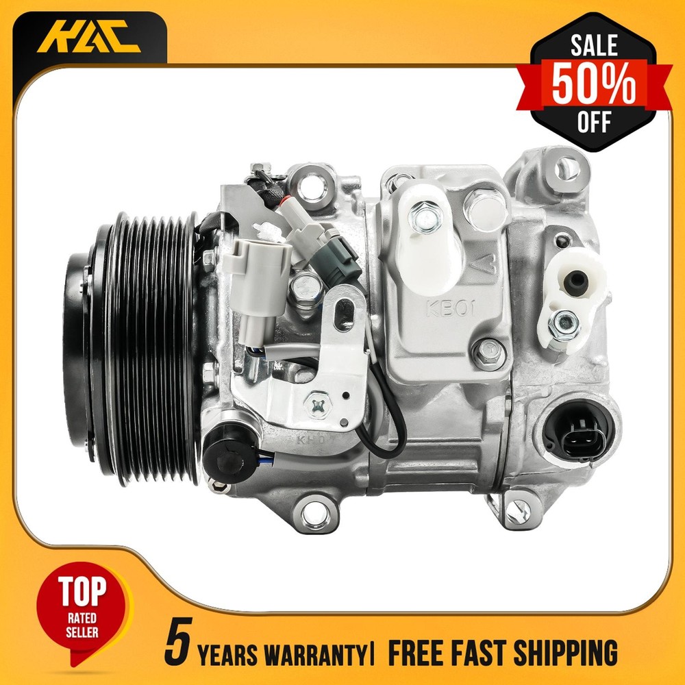 A/C Compressor Fits 2008-2010 Toyota Sienna 2010-2015 Toyota Venza 3.5L 158366