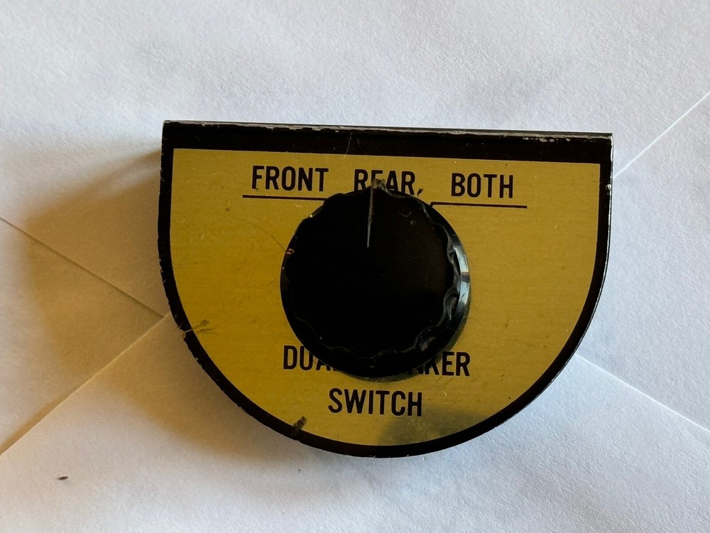 Vintage Car Speaker Switch Front/Rear/Both (3 Position)