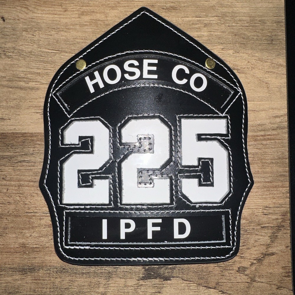 Leather Firefighter Helmet Shield