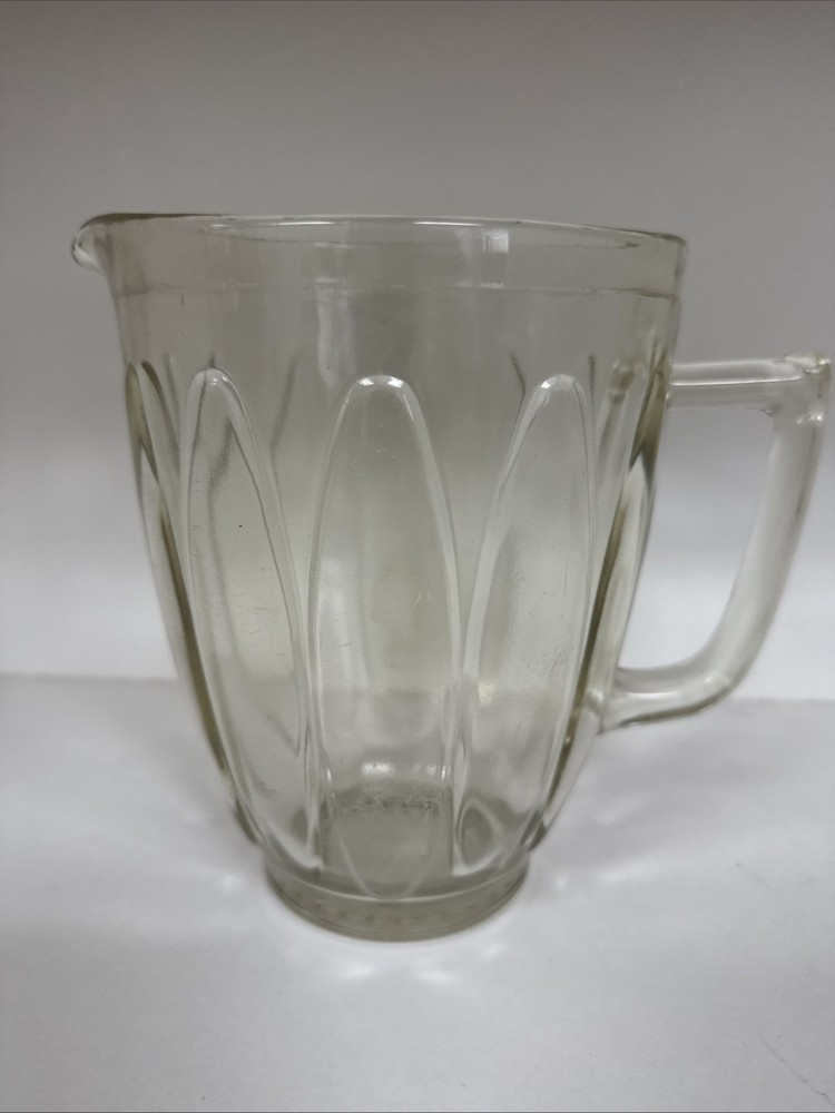 VINTAGE FLUTE PATTERN WATER PITCHER MCM