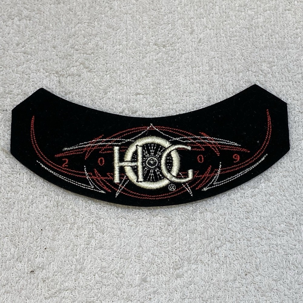 2009 Harley Davidson HOG Harley Owners Group Rocker Patch Motorcycles