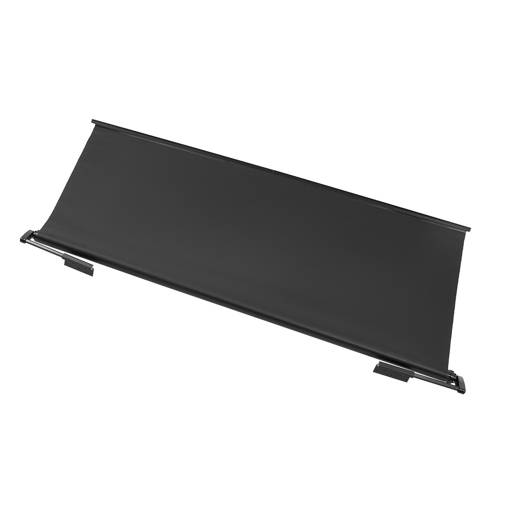VEVOR 8'1" (7'7") RV Slide Out Awning Black Slide Topper Awning for RVs