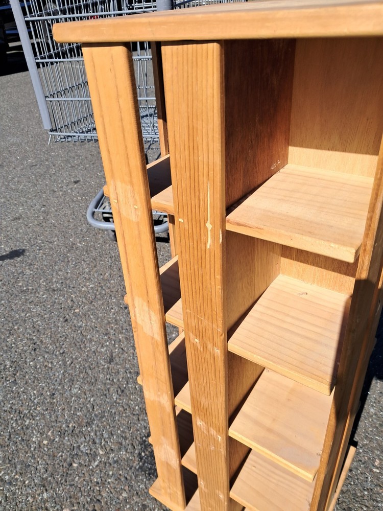 Napa Valley 200 Disk CD Wood Storage Rack