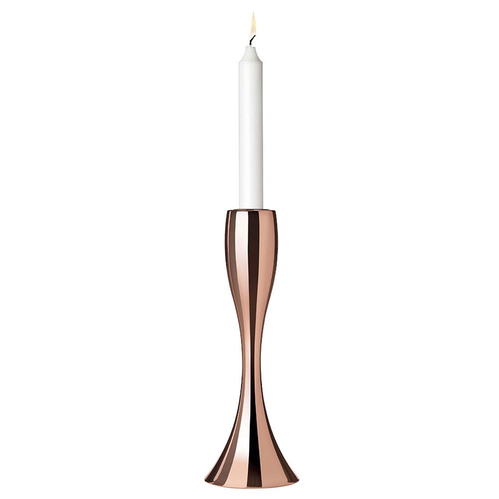 Stelton Copper Reflection Candlestick 17cm