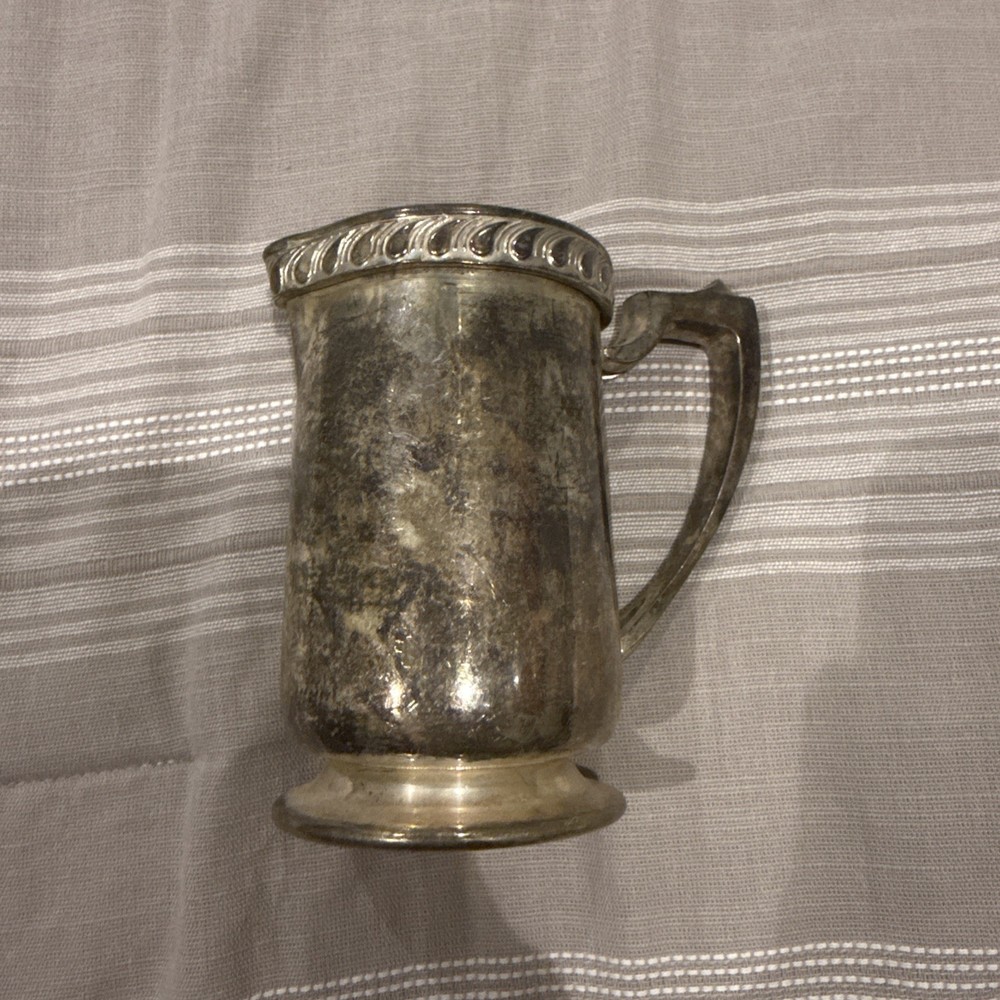 D.W. Haber & Son NY Silverplate Pitcher/Mug