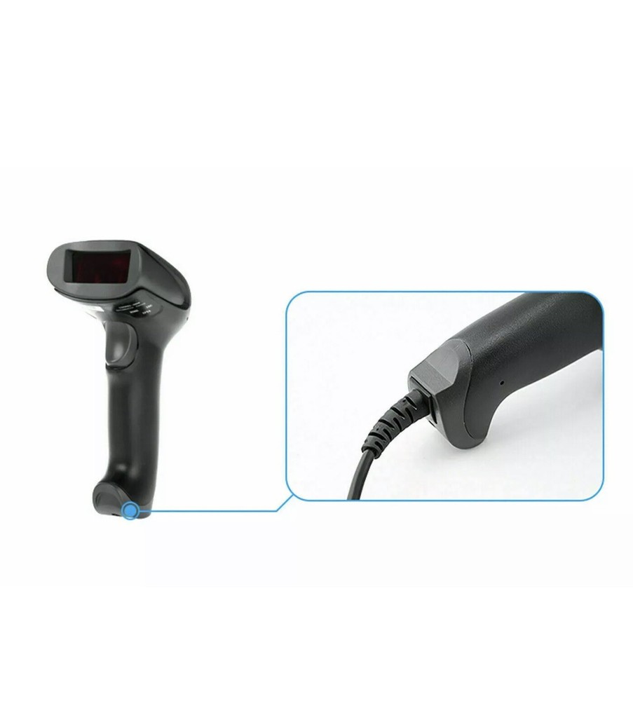 Barcode Reader Barcode Scanner with USB Cable Laser Gun Q-A202