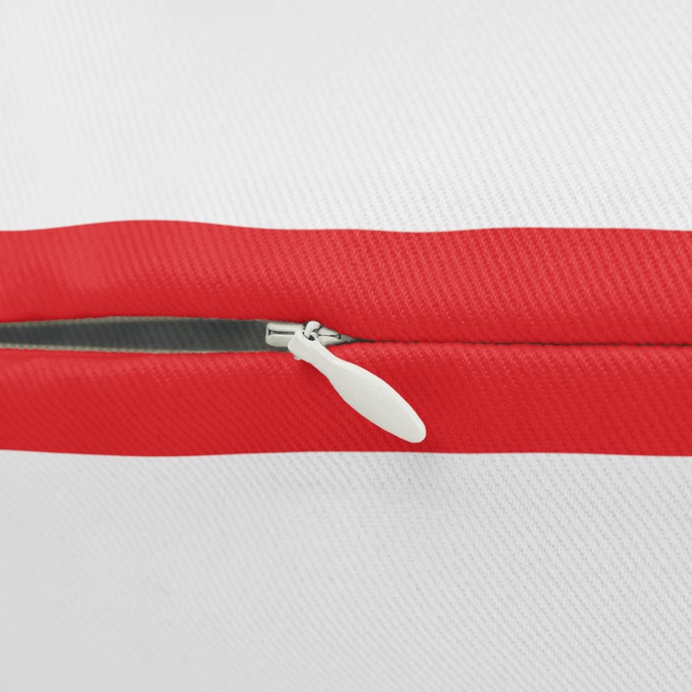 Singapore Flag Lumbar Pillow