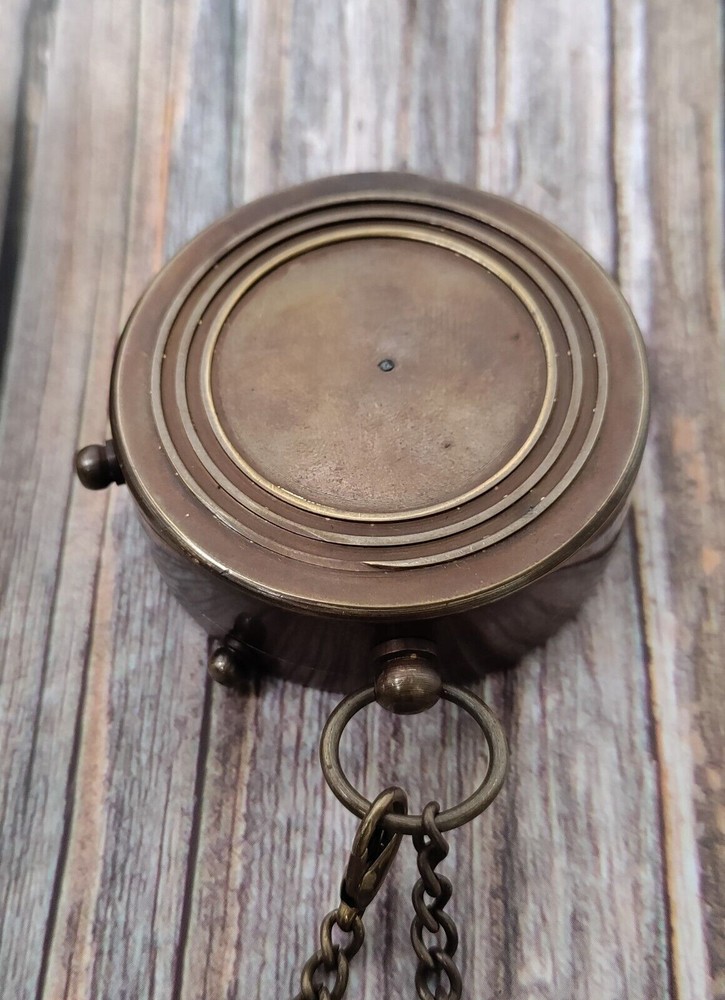 Personalised Compass for Son, Personalized Gift, Antique Brass Engraved Compass