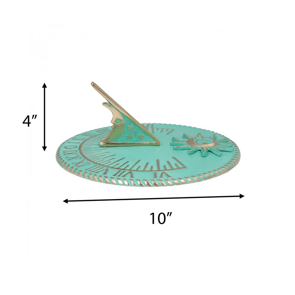 Solid Brass Garden Sundial