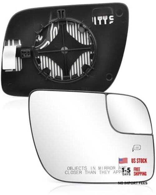 Mirror Glass Replacement for Ford Explorer 2011 2012 2013 2014 Passenger Side