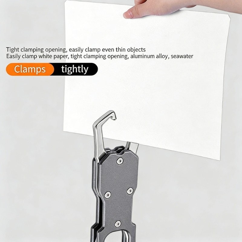 Stainless Steel Fish Holder with Integrated Digital Weighing Function