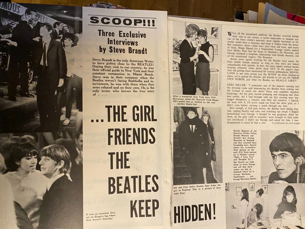 The Beatles, Three Page Vintage Clipping