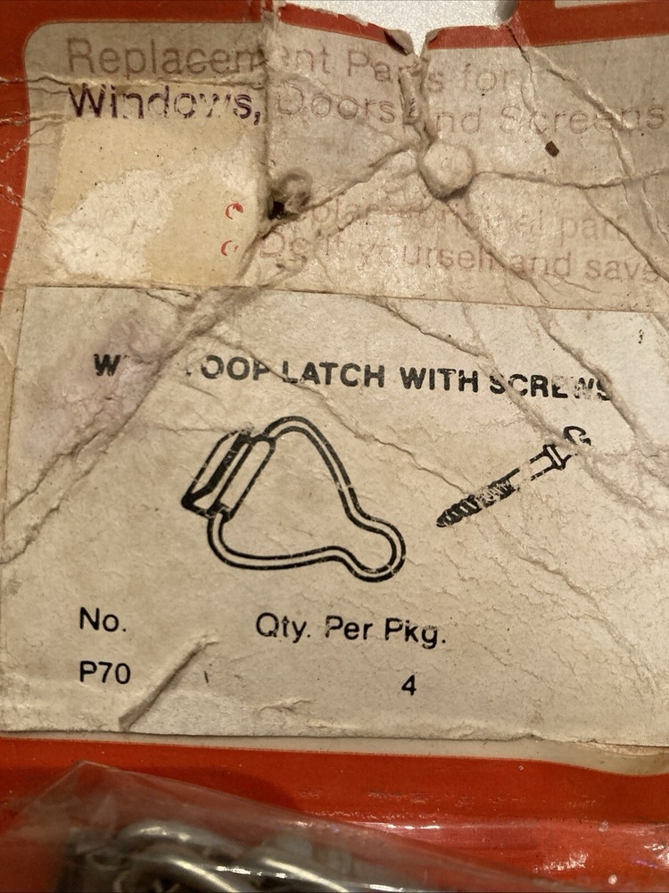 7/16 In. Window Screen Bottom Latches (4-Pack)