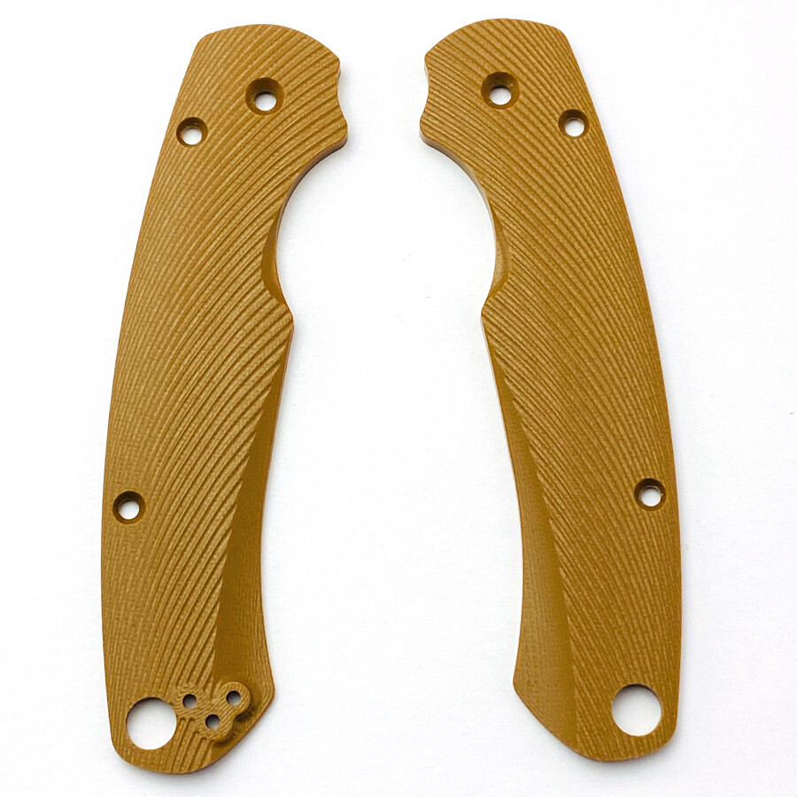 1 Pair Handle Scales Custom G10 Patch For Spyderco Paramilitary 2 Folding Knife