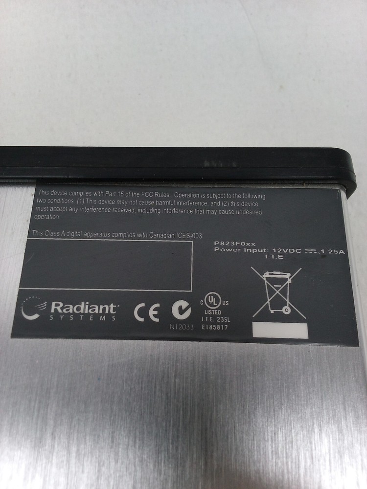 Radiant Systems Kitchen Display System Controller KDS Series P823F00X - USED