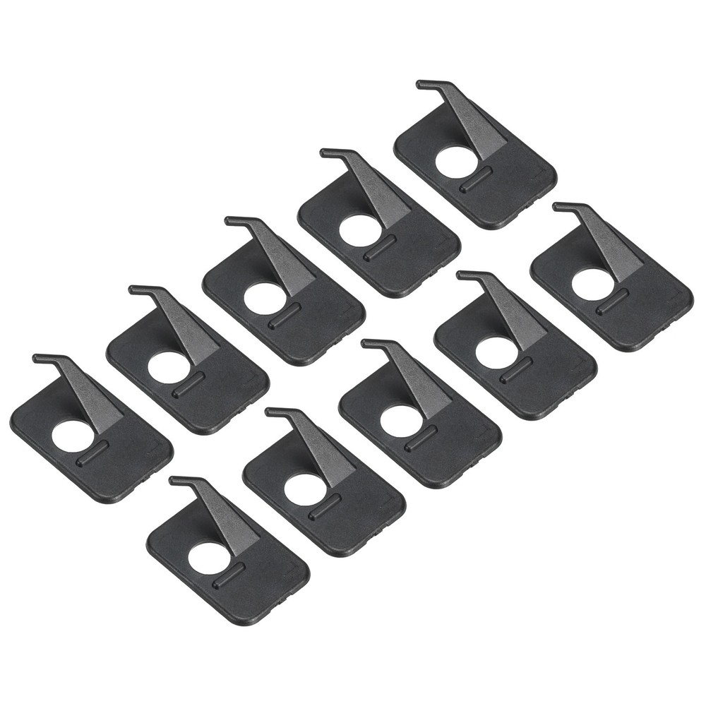 Arrow Rest Plastic Adhesive Archery Arrow Support for Left Hand, 12 Pack