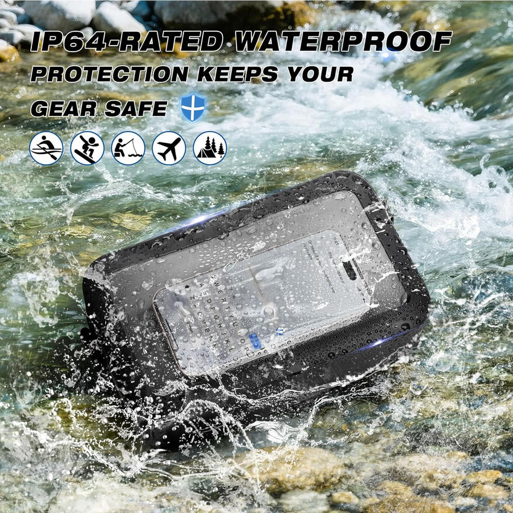 Waterproof Sling Bag Phone Touch Screen Feature Back Molle System Waterproof