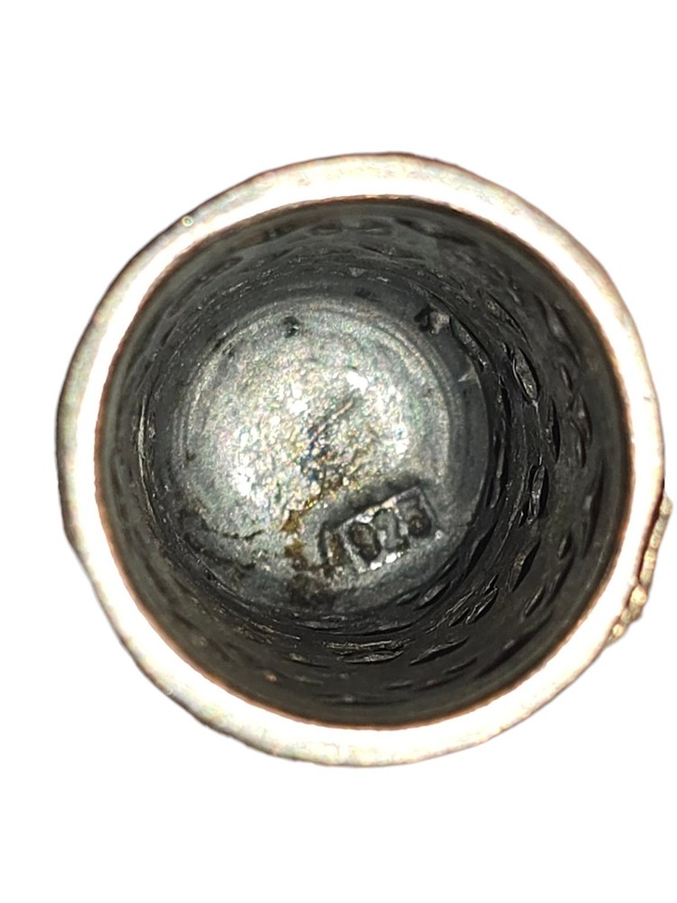 .925 Sterling Silver Vintage Thimble