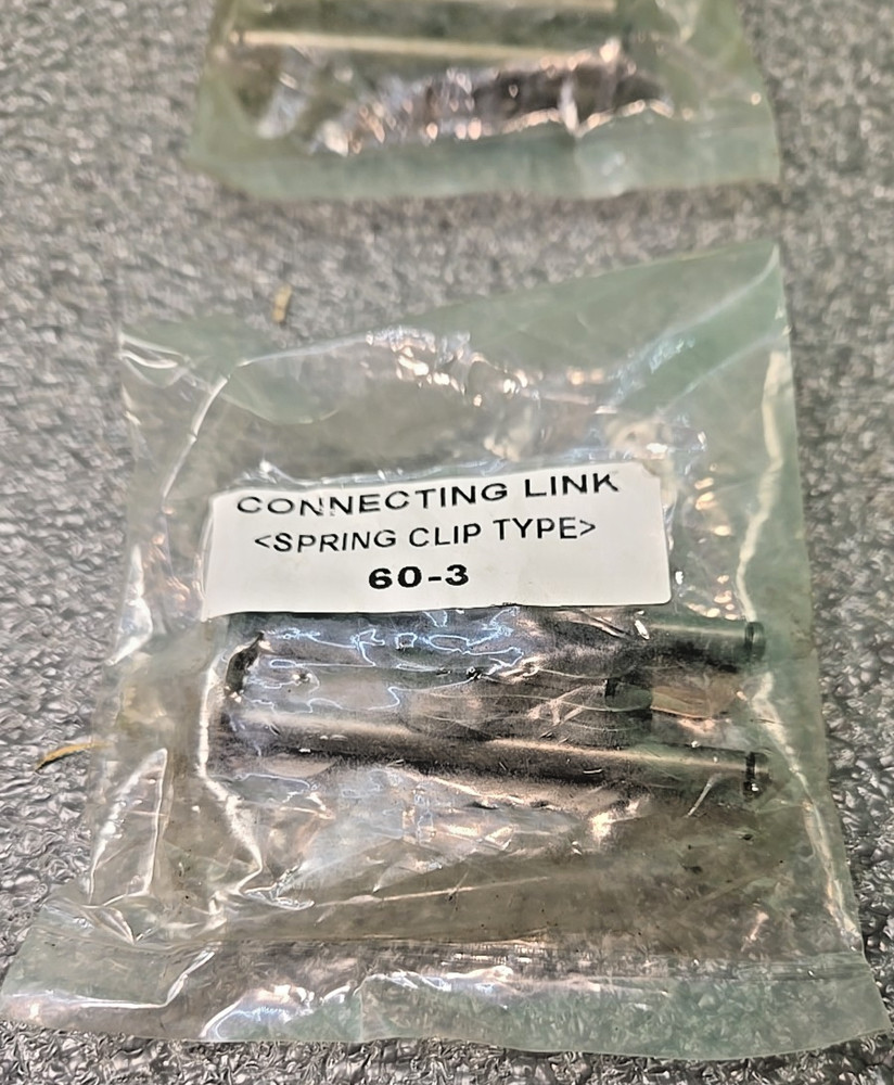 ANSI 60-3  Conveyor Roller Chain Connecting link w/ Spring Clips 60-3