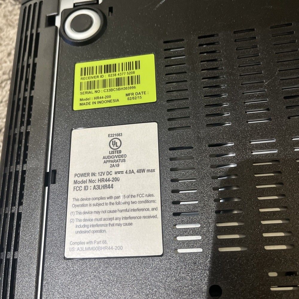 Direct TV Receiver Box HR44-200 (Please Read Description, Untested)