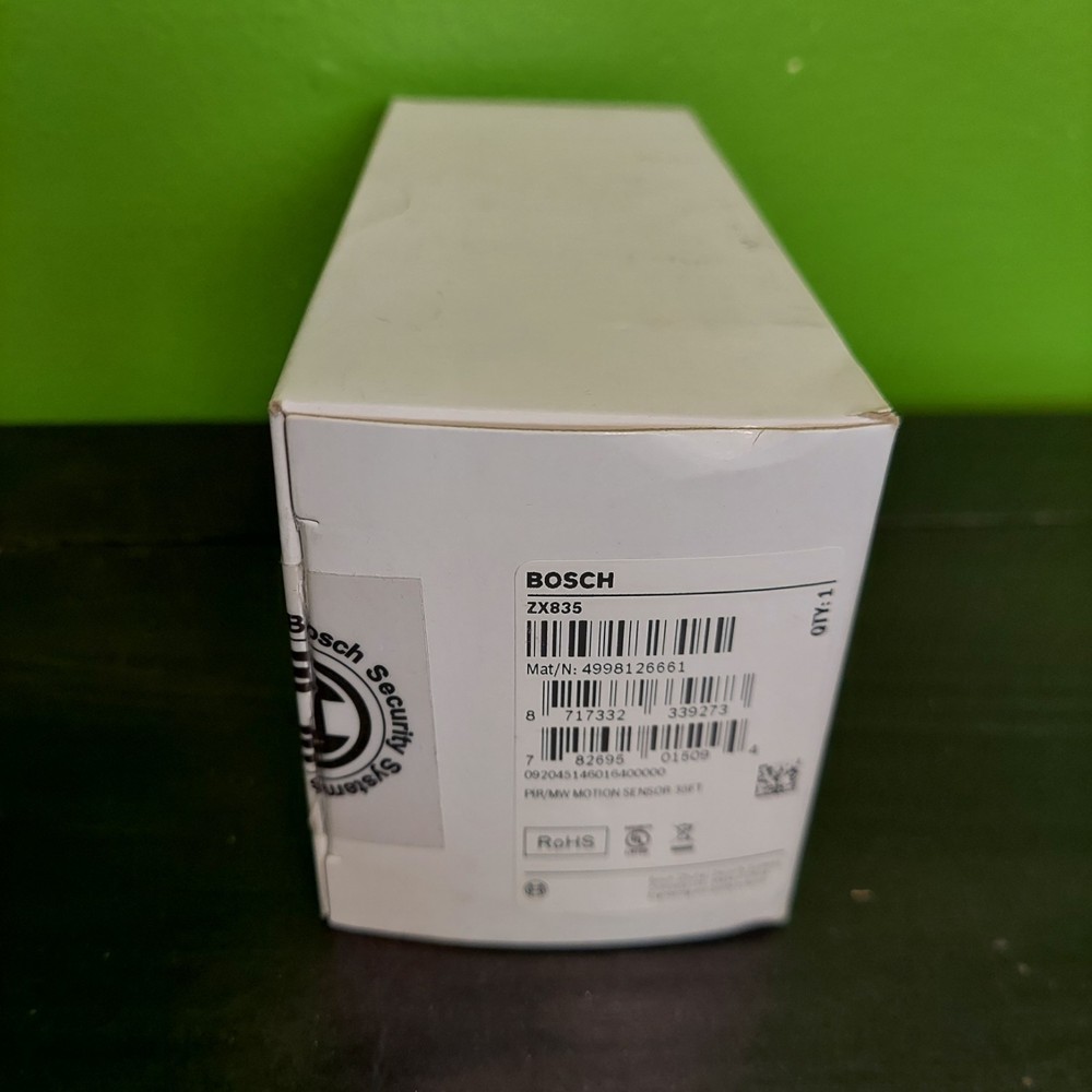 Bosch Zx835 Tritech Pet Friendly Alarm Motion Sensor White