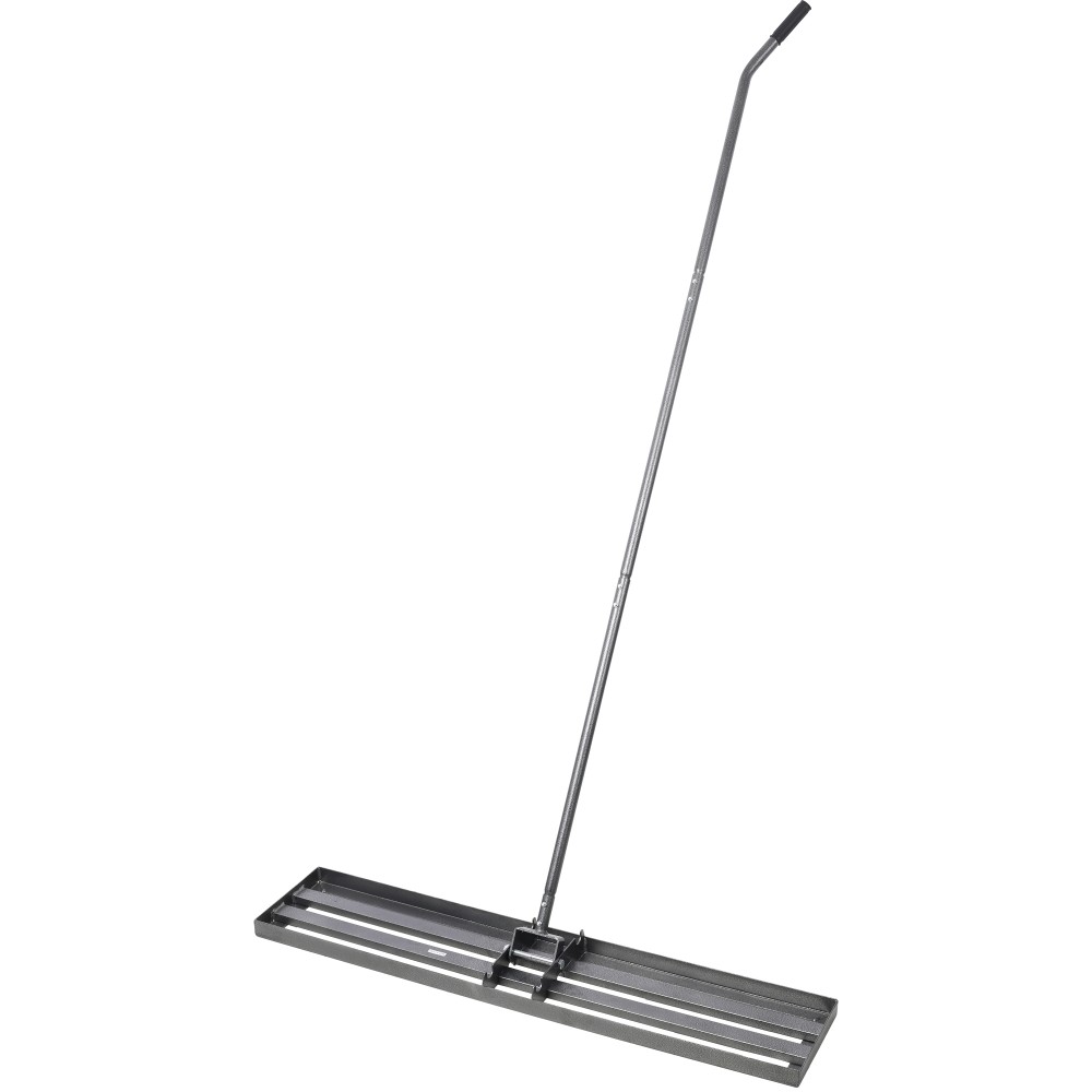 Lawn Leveling Rake Tool, 48in Soil Leveler, Adjustable 7ft Handle w/Grip