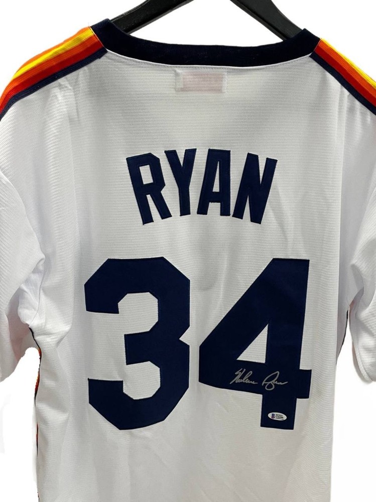 Astros Team Hand Signed Jersey Nolan Ryan Autographed Bas Authentication