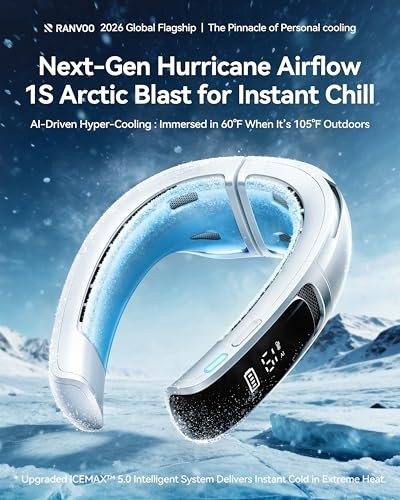 AICE LITE MAX 2026 Real AC Cold Blast [No.1 Coolest & Most Durable] AI White