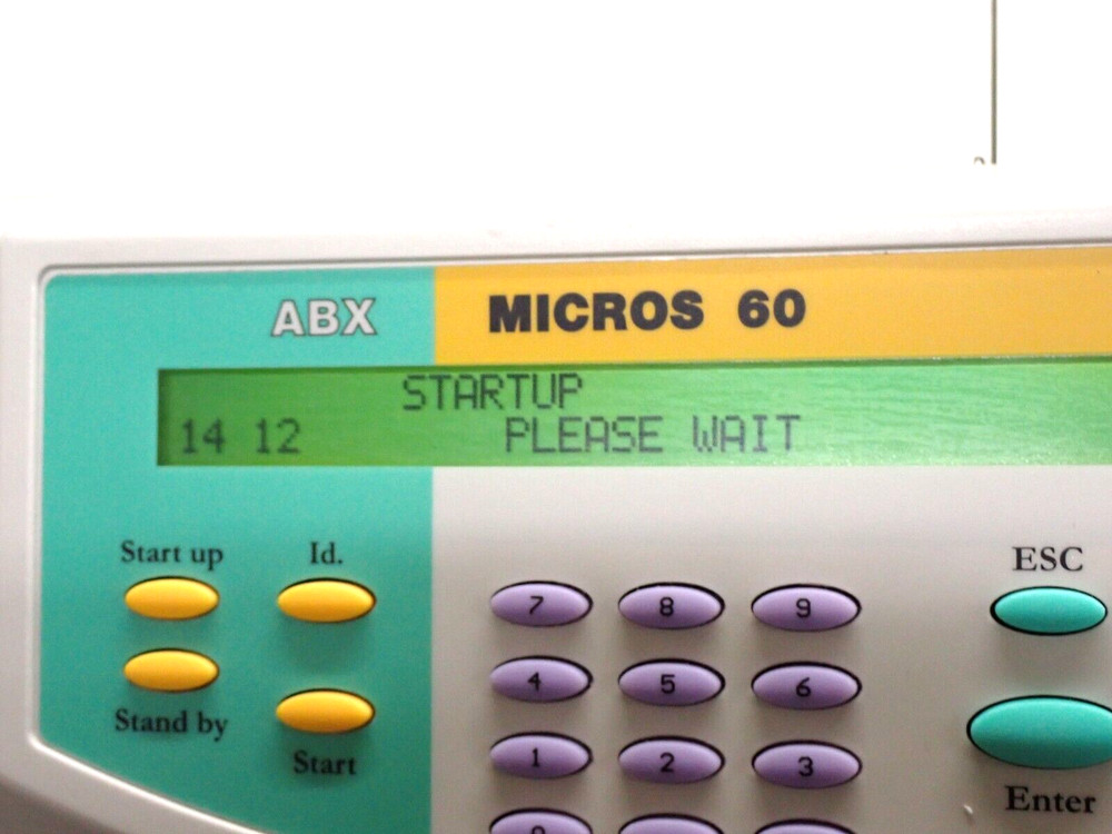 Horiba ABX Micros 60 Hematology Analyzer WORKS PACKAGE USED