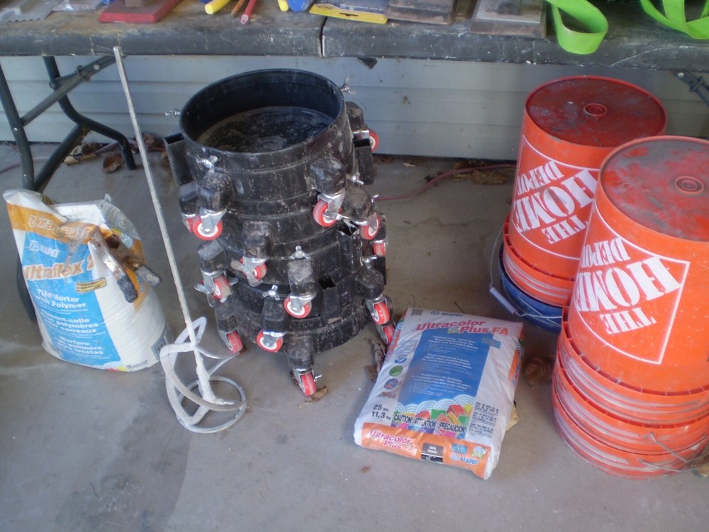 Rubi DT10 wet tile saw and everything else