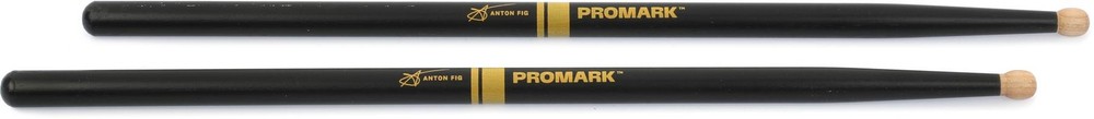 Promark Anton Fig ActiveGrip 595 Drumsticks - 5B (2-pack) Bundle