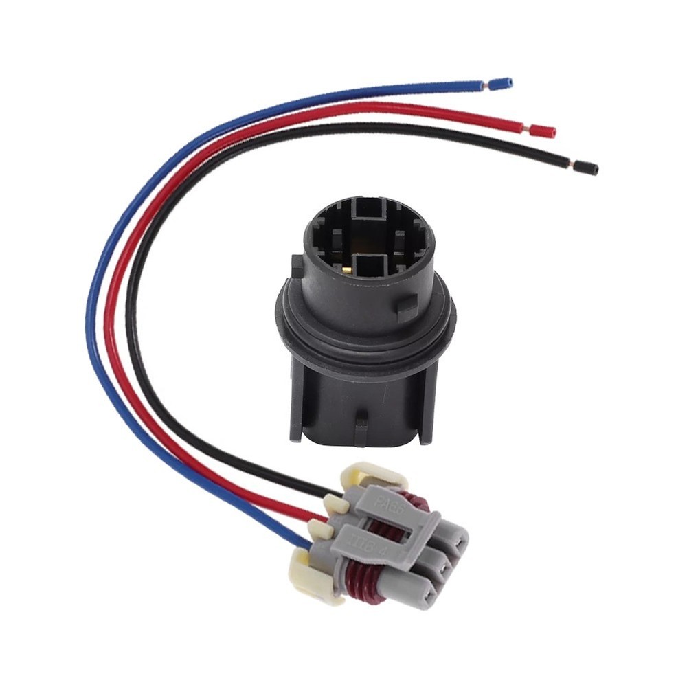 Bulb Holder 3157 Socket Plastic Construction Single Piece Wire Harness Connector