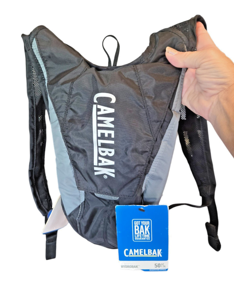 NWT CamelBak HydroBak 50 oz 1.5 L Black/Graphite
