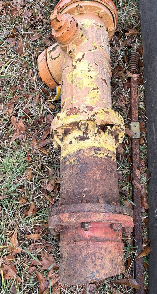 Fire Hydrant Genuine Cast Iron Garage Bar Man Cave Fireman, Can Ship, 1972