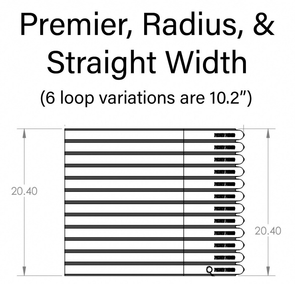 EZ Route Straight 12 Loop Pex Organizer