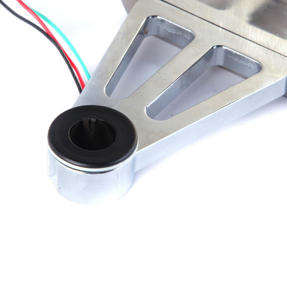 Motorcycle License Plate LED Tail Light Horizontal Side Mount Bracket For Harley